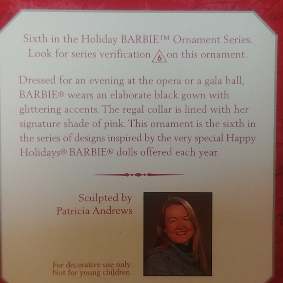 Vintage Hallmark Barbie Ornament - Picture 3 of 4
